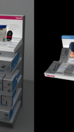 Render 3D progetto Visual Merchandising Beurer