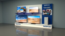 Render 3D progetto TV Wall Nokia