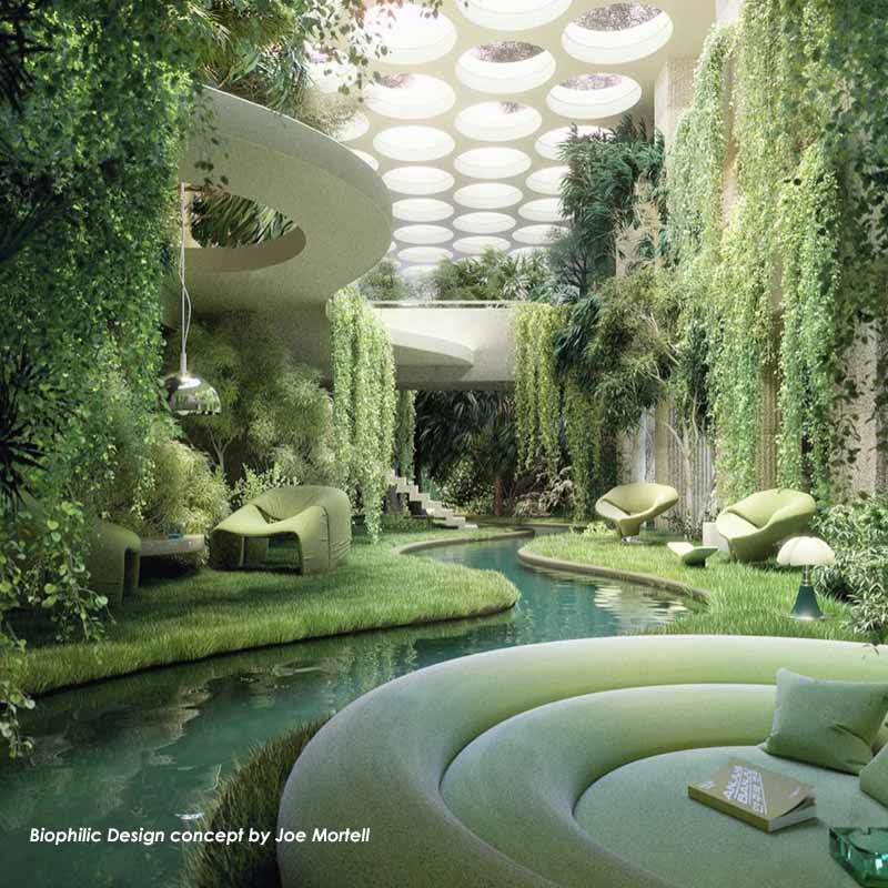 Biophilic Design concept by Joe Mortell