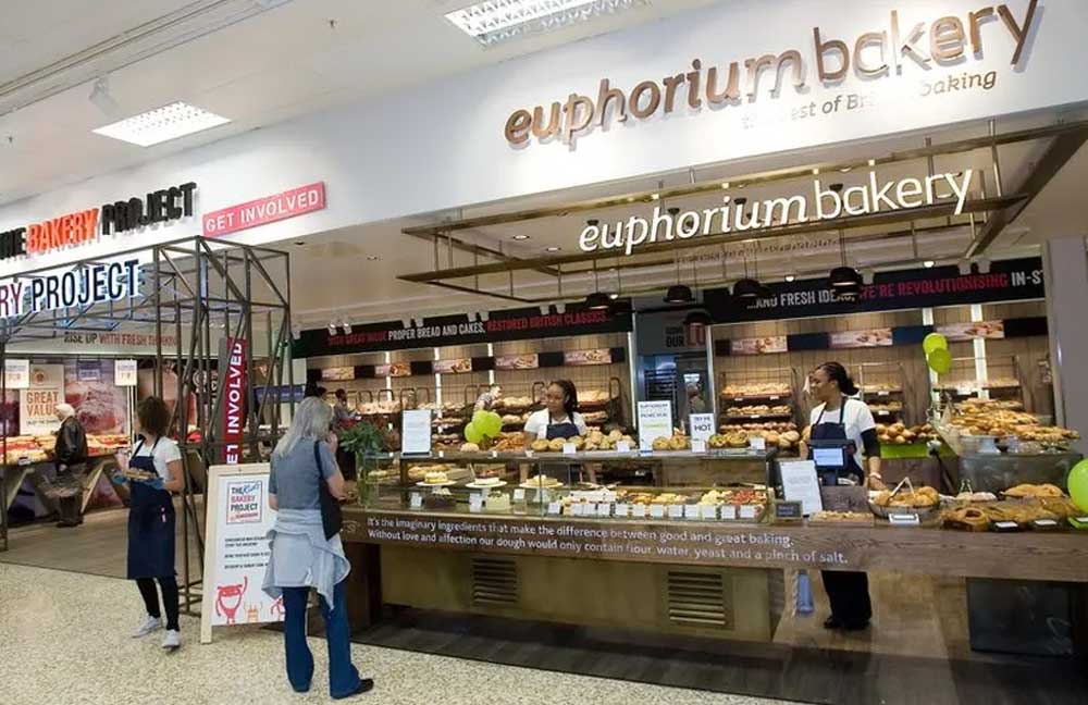 Euphorium bakery at Tesco